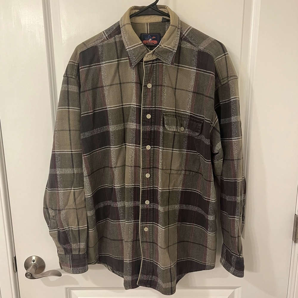 Vintage 90s Backpacker flannel men’s large